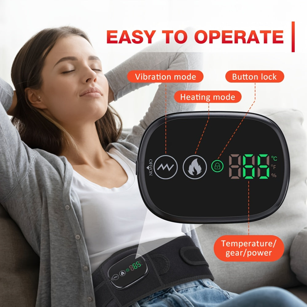 Cordless Heating Massager Wrap - Rechargeable, Back Support