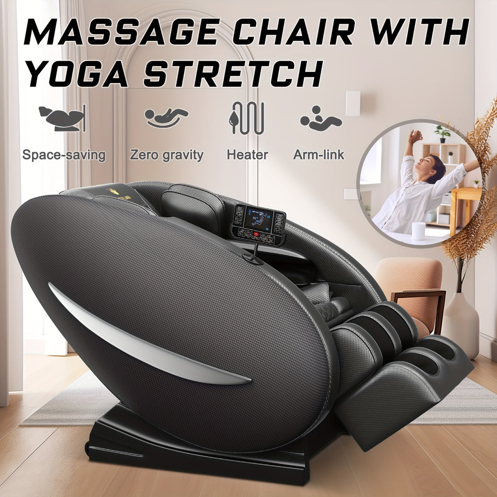 Zero Gravity Full Body Massage Chair with Heat & Foot Roller