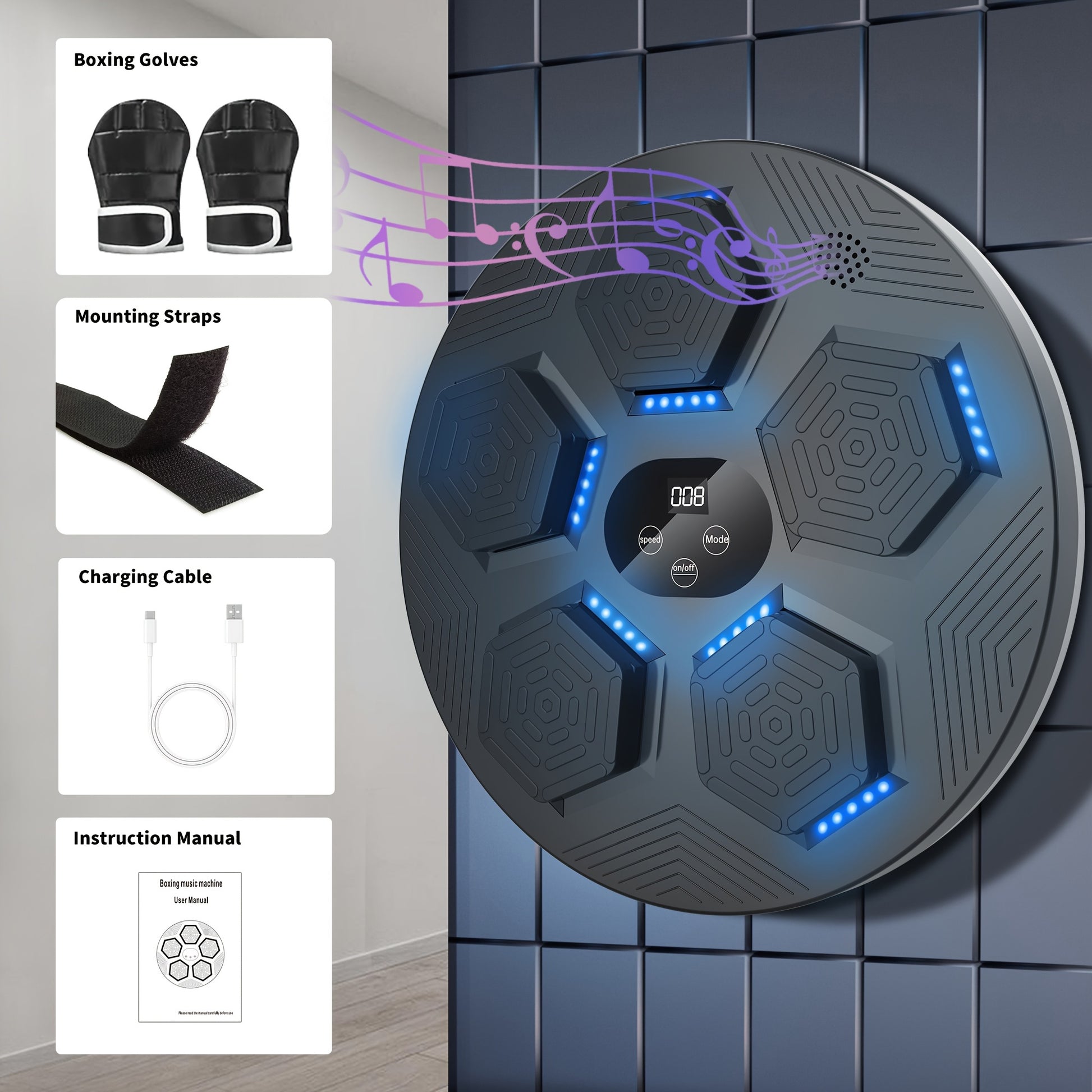 Smart Musical Boxing Machine - Electronic Training Target