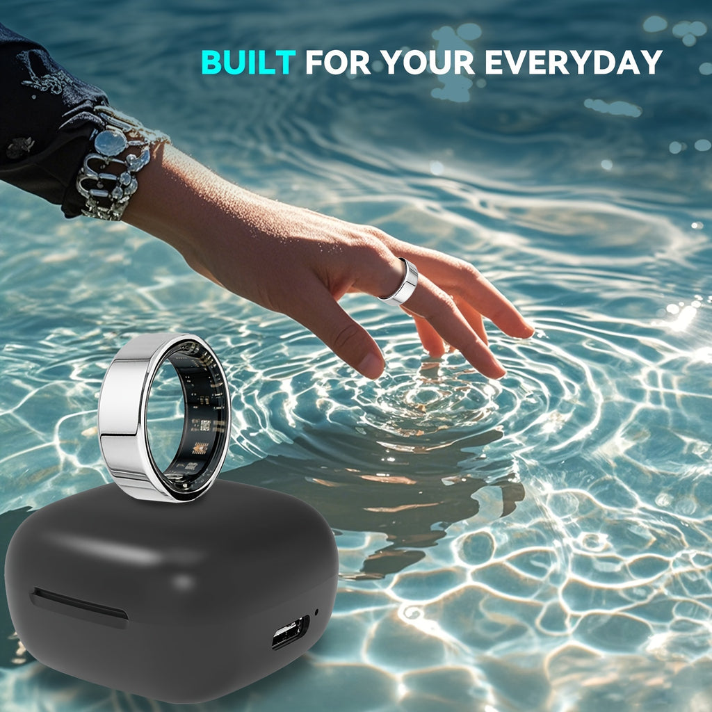 Smart Ring - Fitness, Sleep & Activity Tracker for iPhone/Android