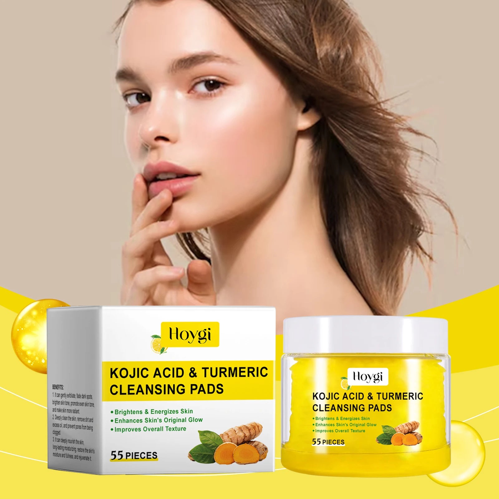 Hoygi Turmeric Facial Cleanser for Acne & Oil Control 100ml