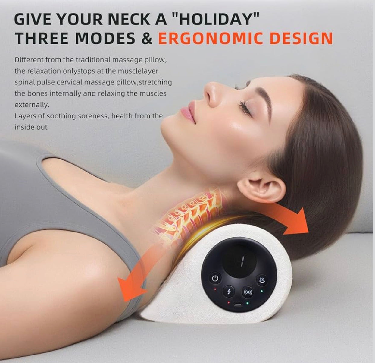 Electric Neck & Shoulder Relaxer – TMJ Relief & Cervical Alignment