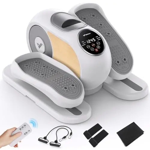 MERACH Under Desk Elliptical, Quiet & Portable with 12 Speeds