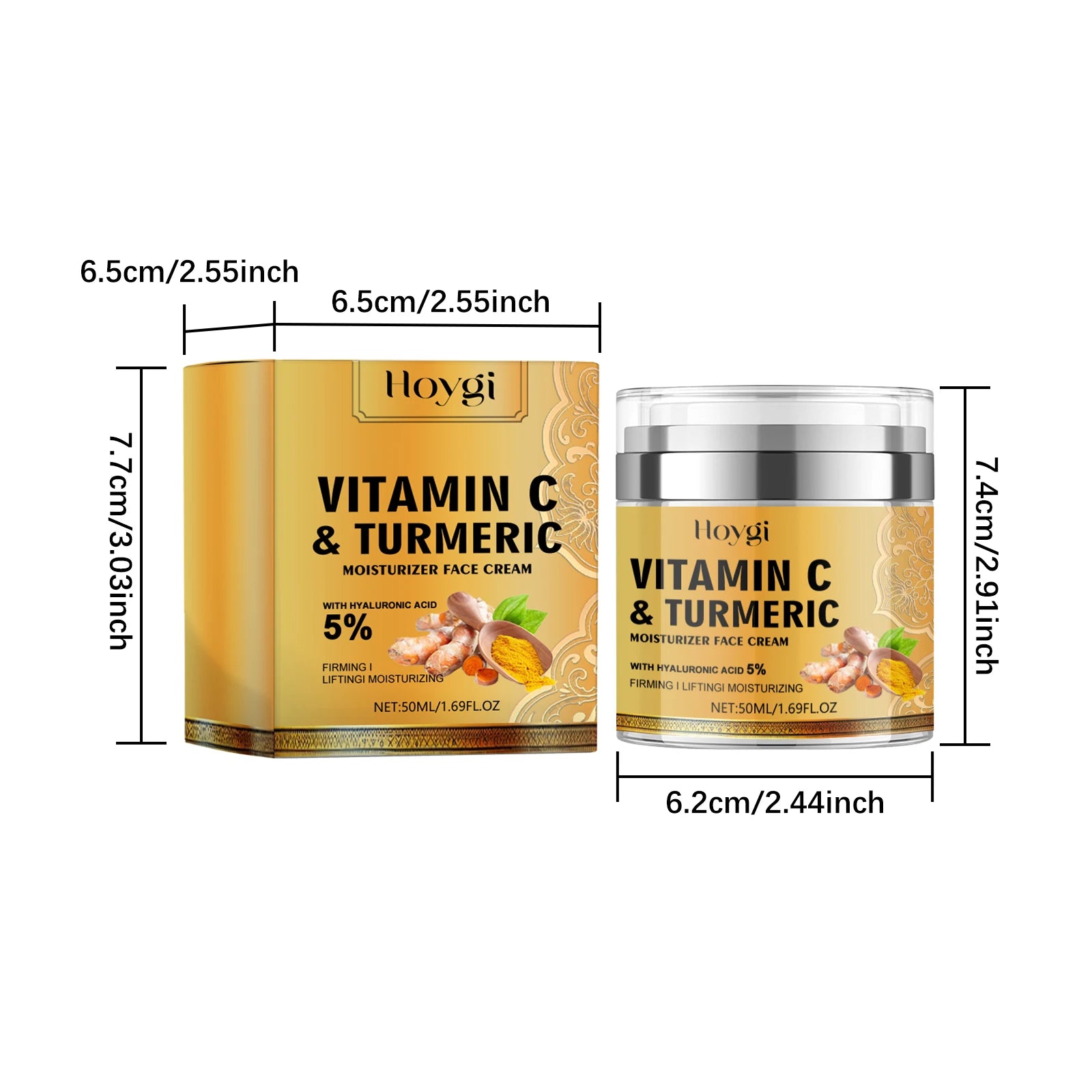 Hoygi Turmeric Facial Cleanser for Acne & Oil Control 100ml