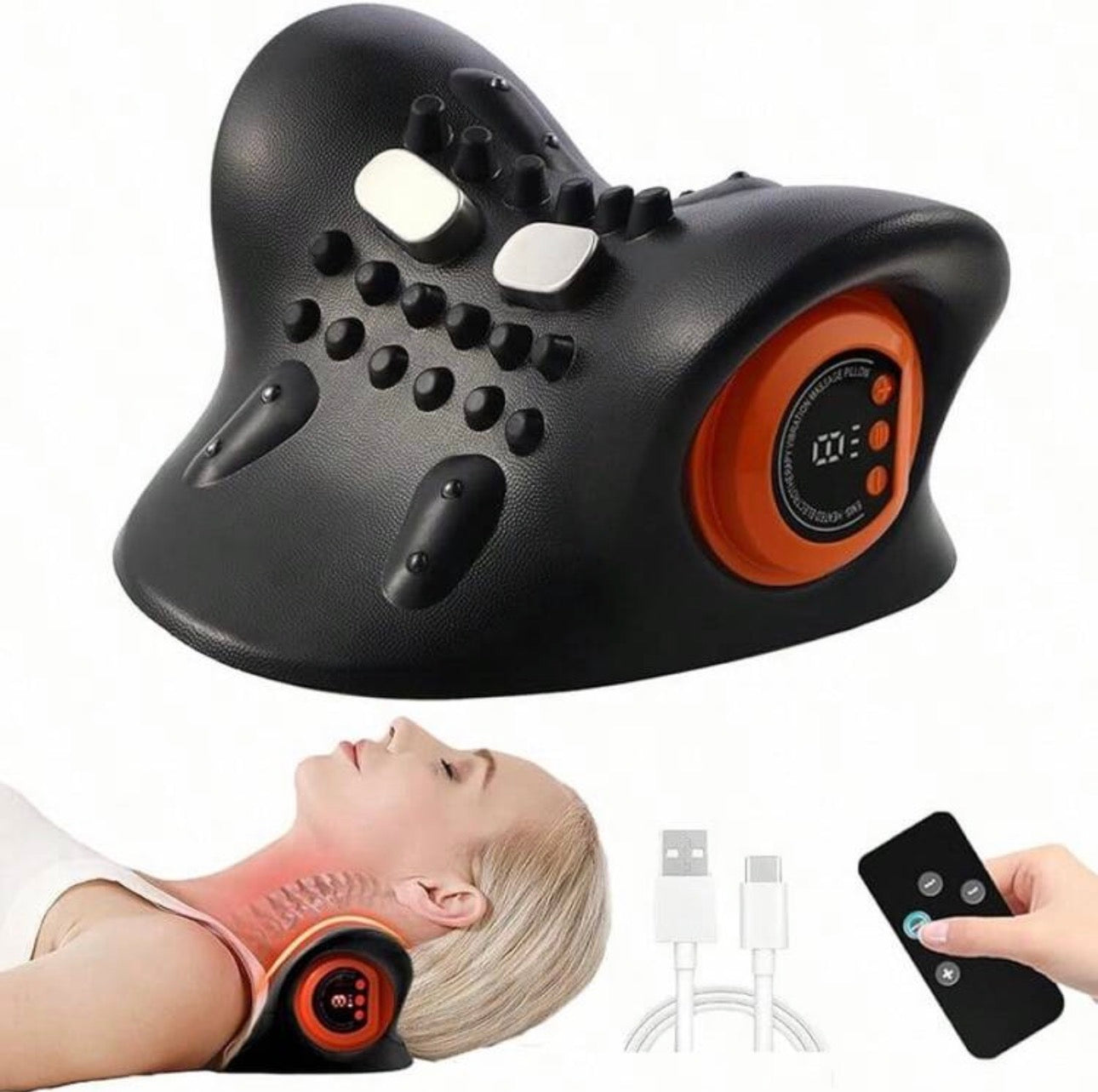 Electric Neck & Shoulder Relaxer – TMJ Relief & Cervical Alignment