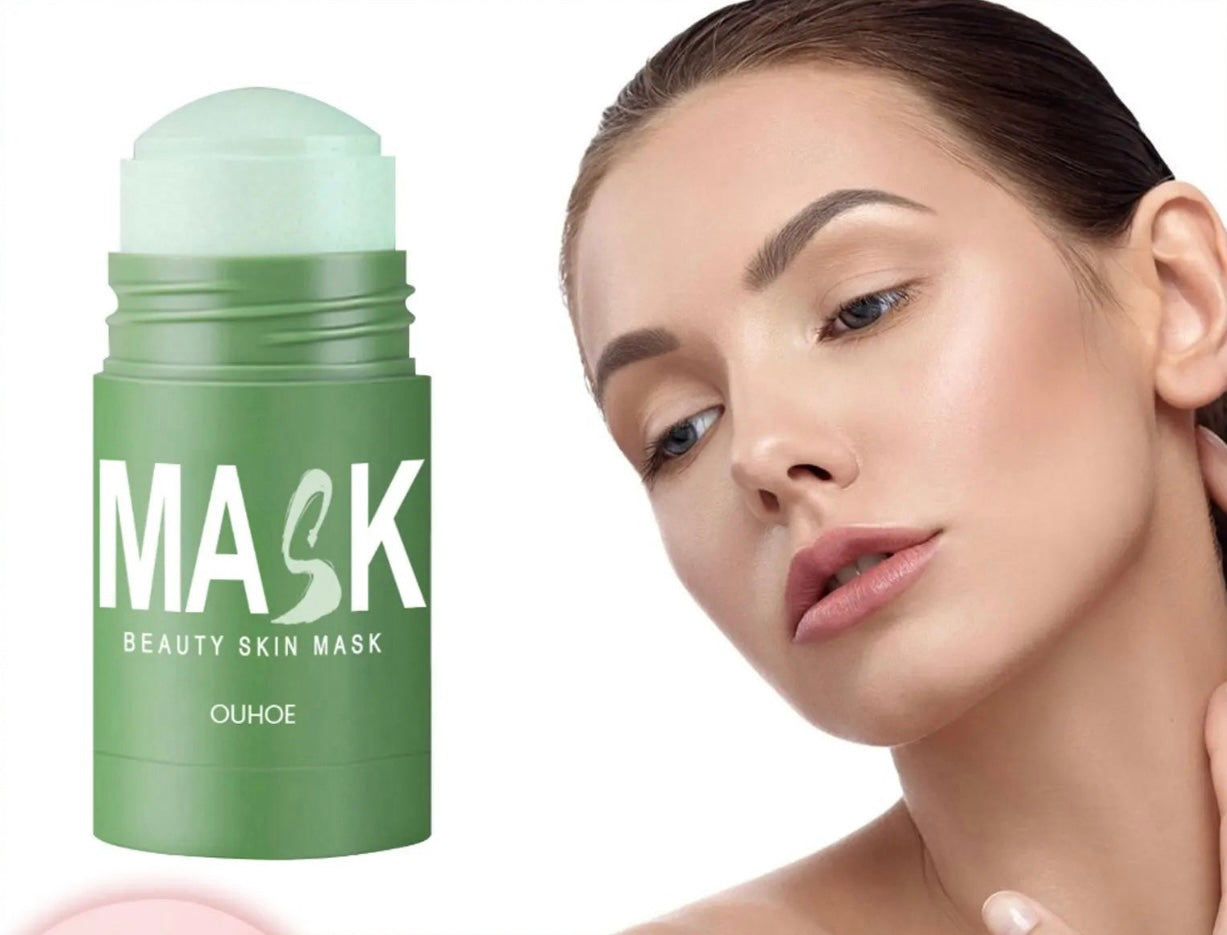 Green Tea Clay Mask Deep Clean Oil Control Hydrate Moisturizing Skin Care Treatment