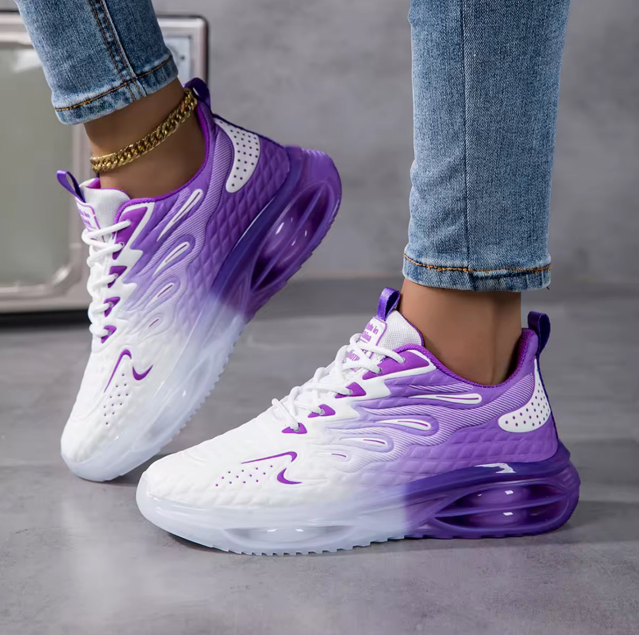 Stylish Orthopedic Sneakers—Lightweight, Double Air-Cushioned & Comfy for All-Day Walking & Running!