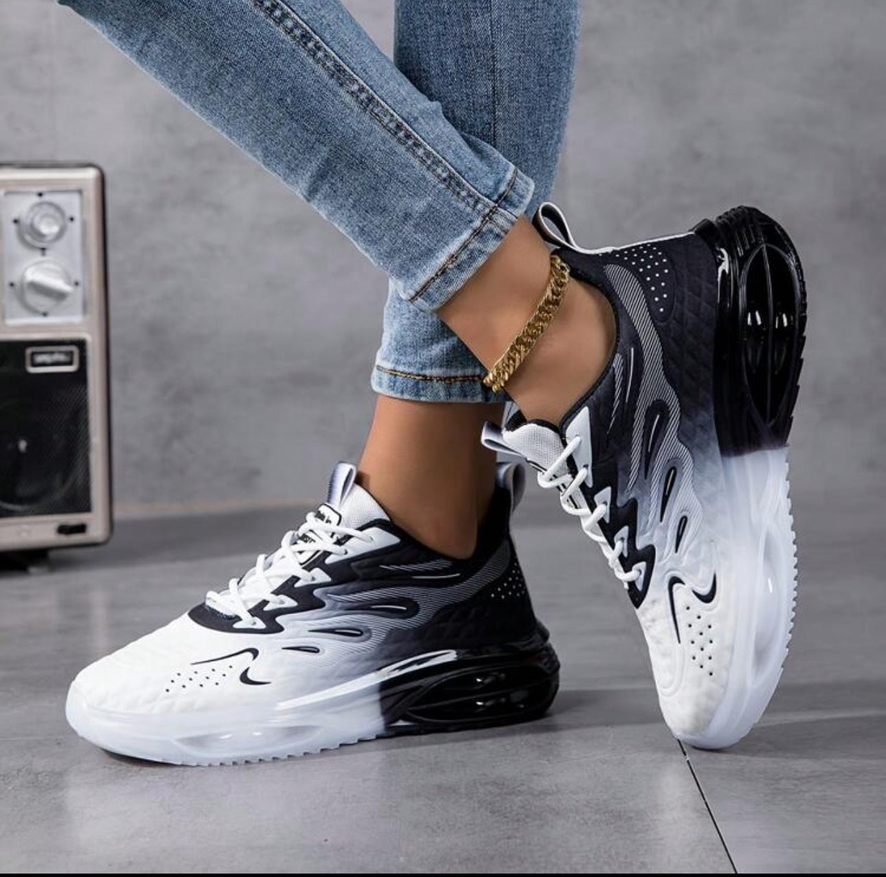 Stylish Orthopedic Sneakers—Lightweight, Double Air-Cushioned & Comfy for All-Day Walking & Running!