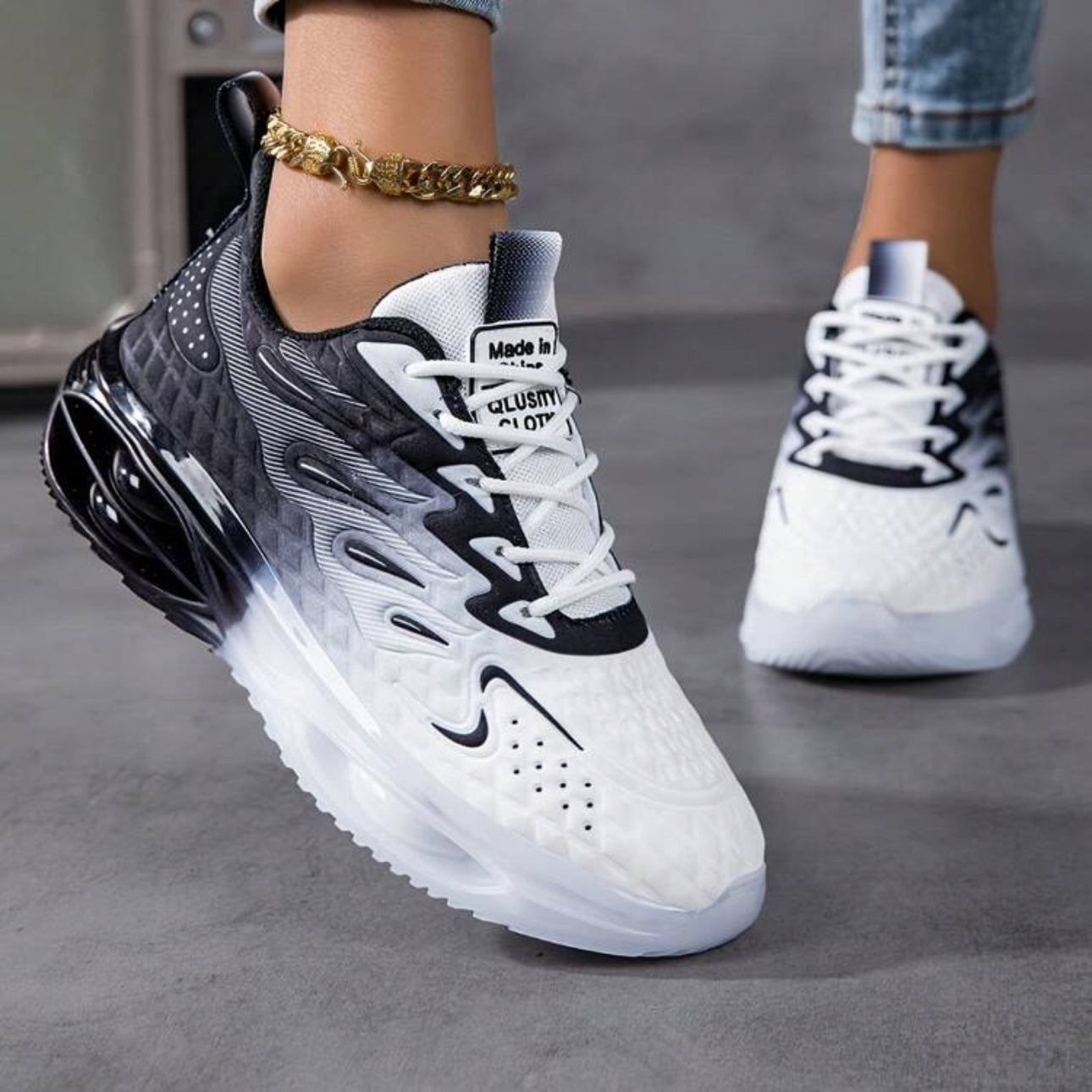 Stylish Orthopedic Sneakers—Lightweight, Double Air-Cushioned & Comfy for All-Day Walking & Running!