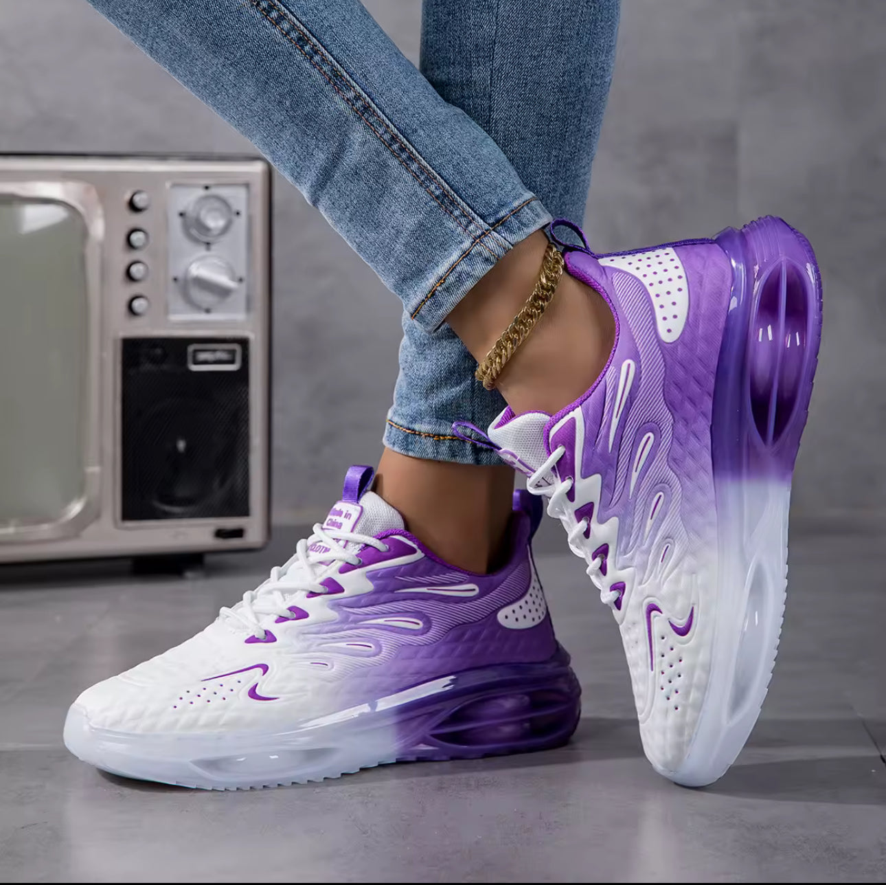 Stylish Orthopedic Sneakers—Lightweight, Double Air-Cushioned & Comfy for All-Day Walking & Running!