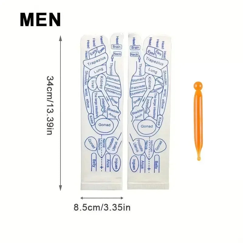 Massage Relieve Tired Feet Acupressure Reflexology Socks