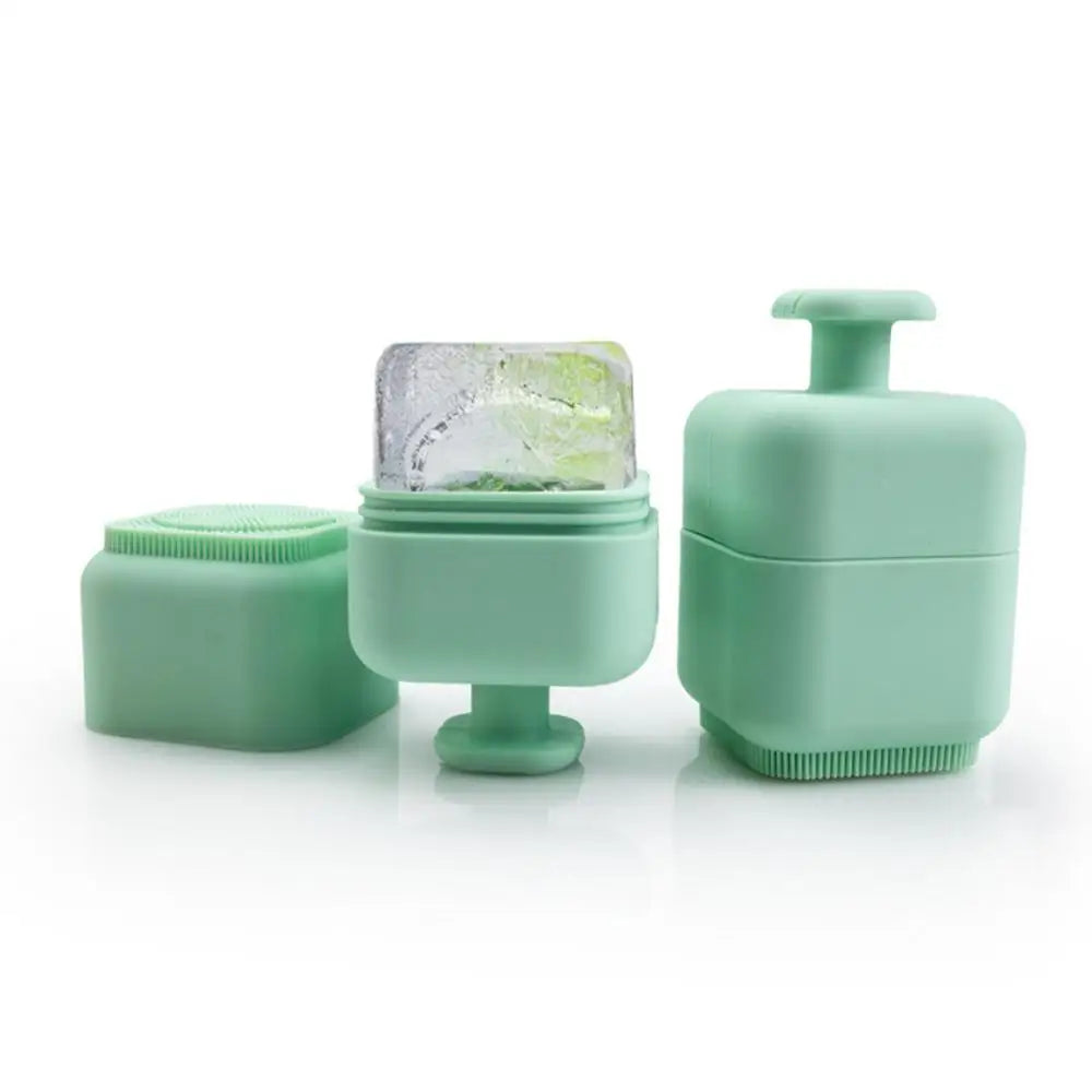 Facial Ice Roller - Leak-Proof, Reusable & Massage Grid