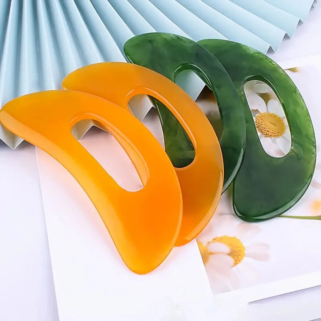 Handle Gua Sha Tool for Deep Tissue Massage & Lymph Drainage