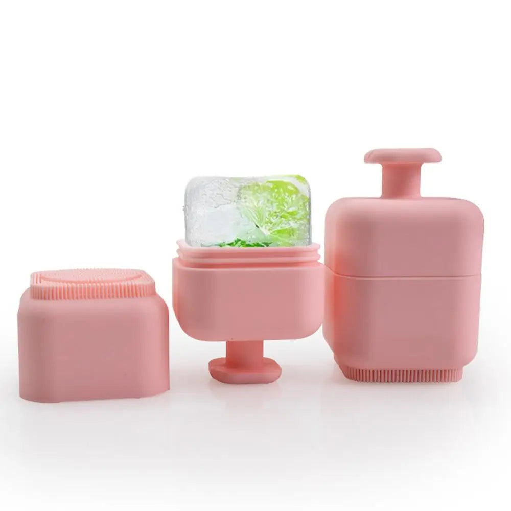 Facial Ice Roller - Leak-Proof, Reusable & Massage Grid