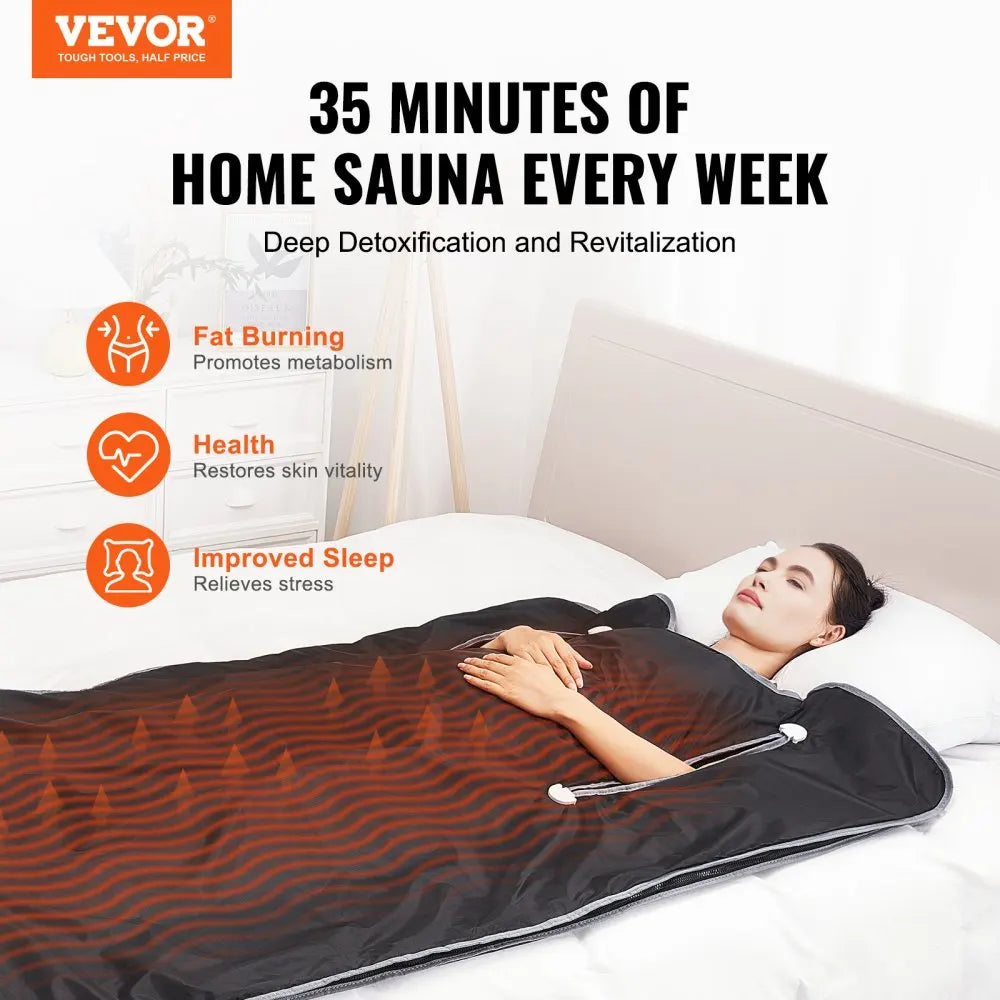 VEVOR Portable Infrared Sauna Blanket for Detox & Relaxation