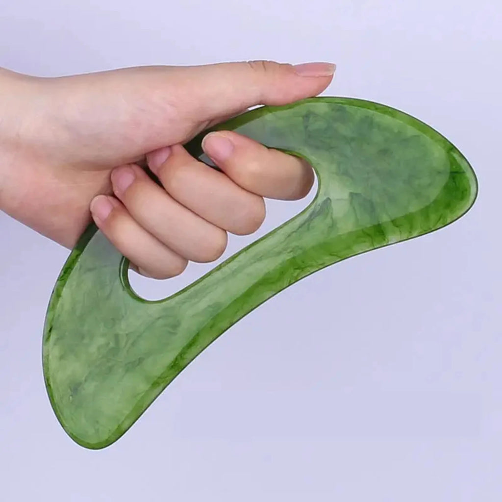Handle Gua Sha Tool for Deep Tissue Massage & Lymph Drainage
