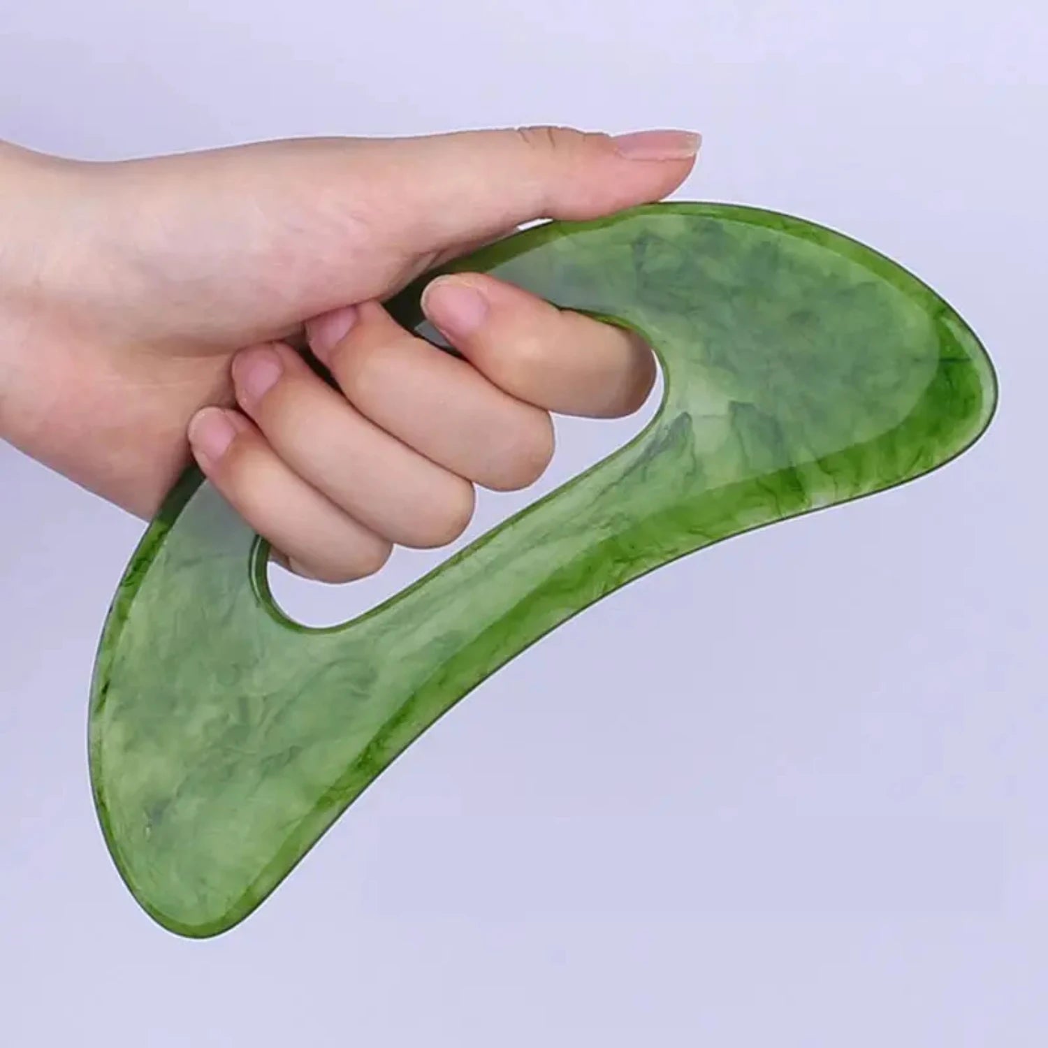 Handle Gua Sha Tool for Deep Tissue Massage & Lymph Drainage
