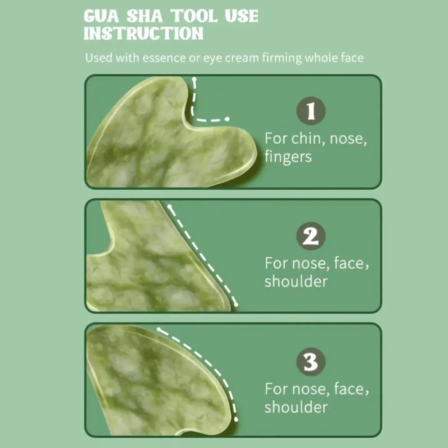 Heart-Shaped Gua Sha Tool for Facial & Body Massage