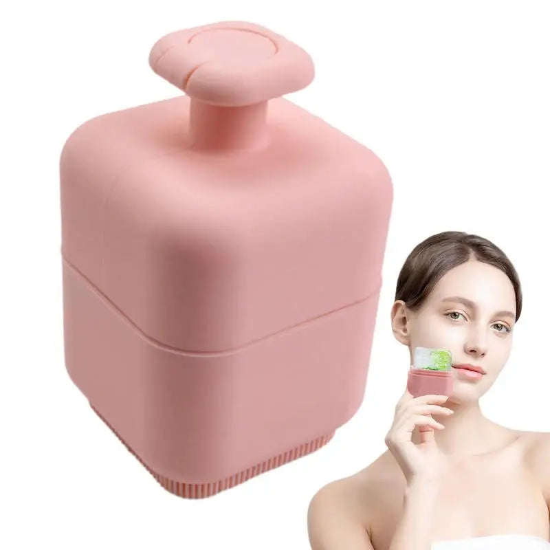 Facial Ice Roller - Leak-Proof, Reusable & Massage Grid