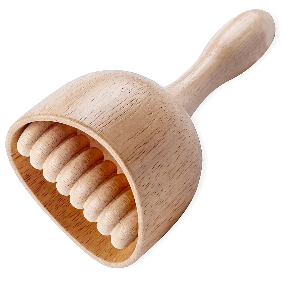 Wooden Therapy Cup & Roller – Body Shaping & Cellulite Care