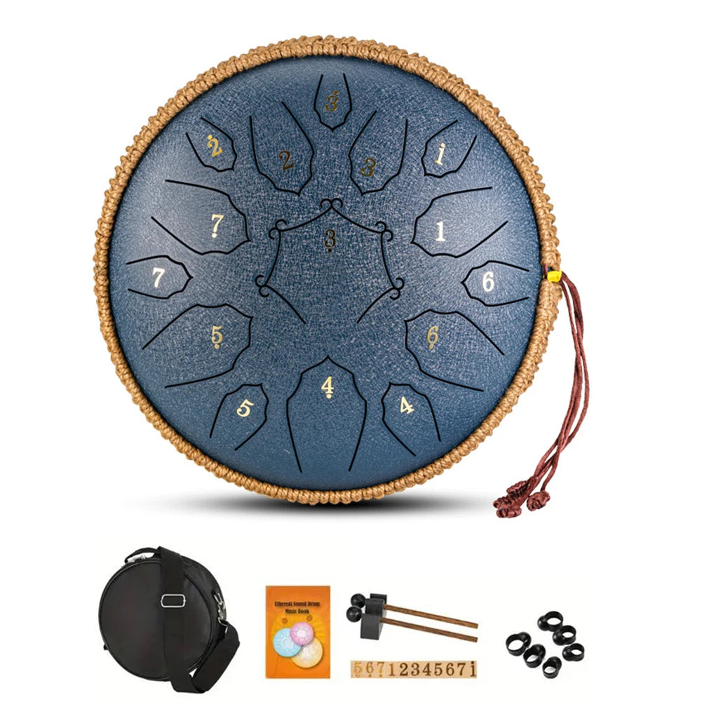 12" D Major Ethereal Drum – 15 Notes, Bag & Drumsticks