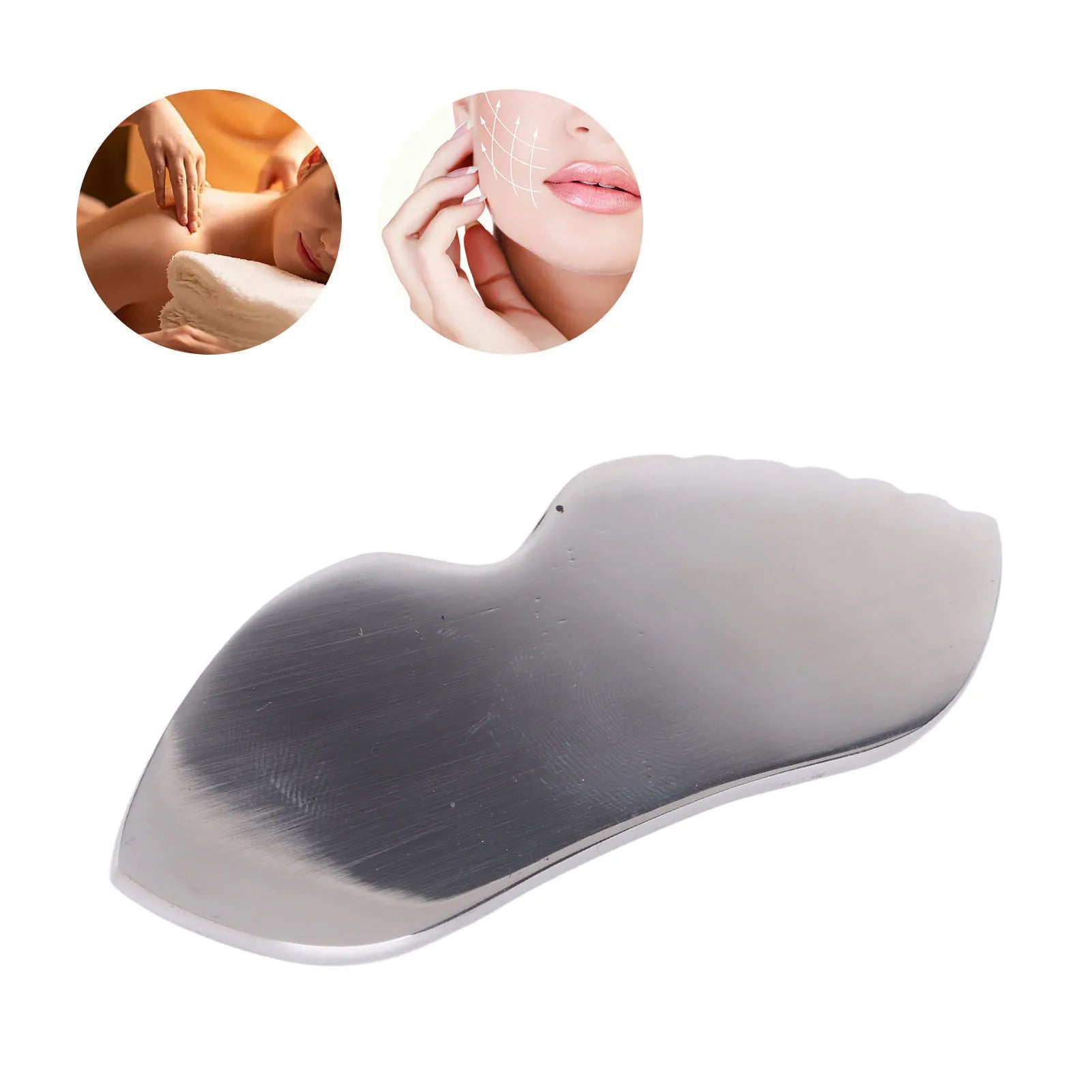 Gua Sha Facial Tool Ergonomic Massage Board for Pain Relief