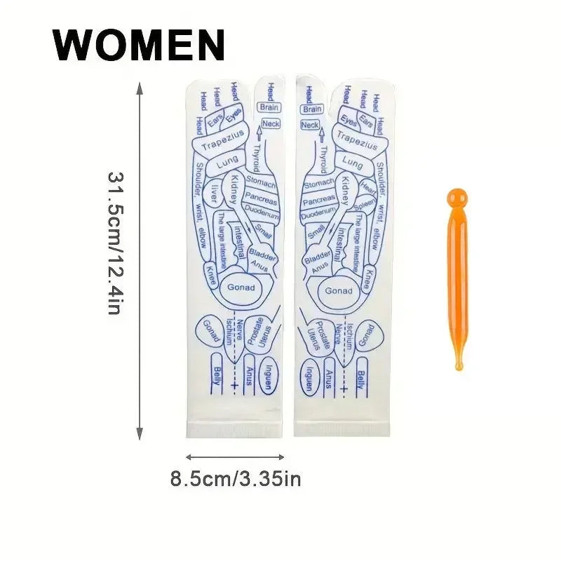 Massage Relieve Tired Feet Acupressure Reflexology Socks