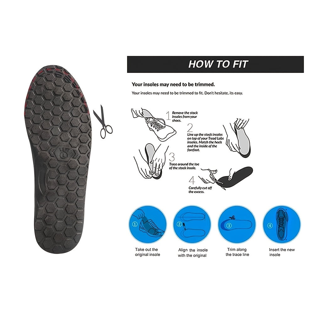 Magnetic Acupressure Insoles with Arch Support & Massage