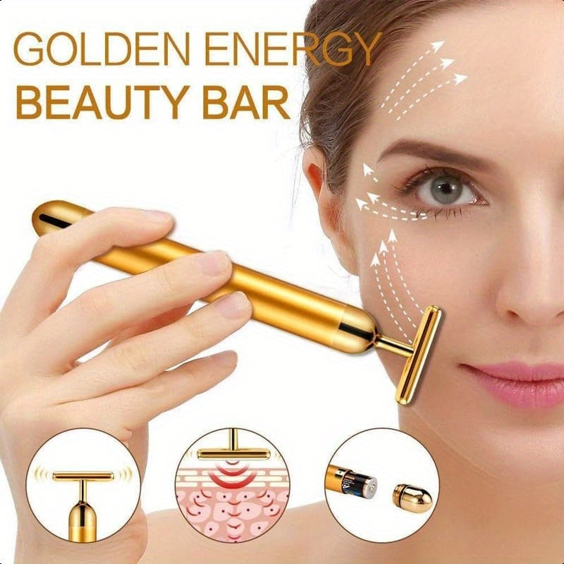 Murakon 24K Gold Plated T-Shape Facial Massage Tool
