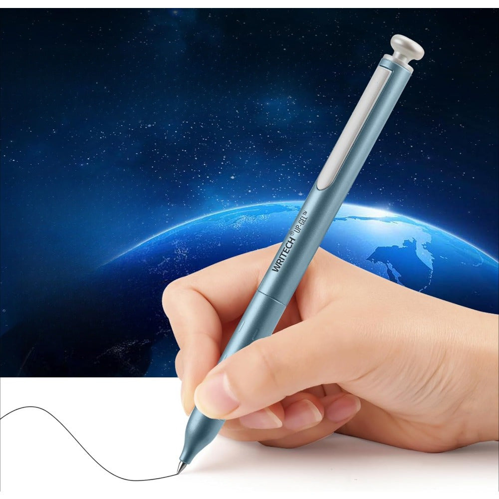 2-Pack Sonic Dry Pens - Metal Shell, Telescopic Design, Neutral Ink
