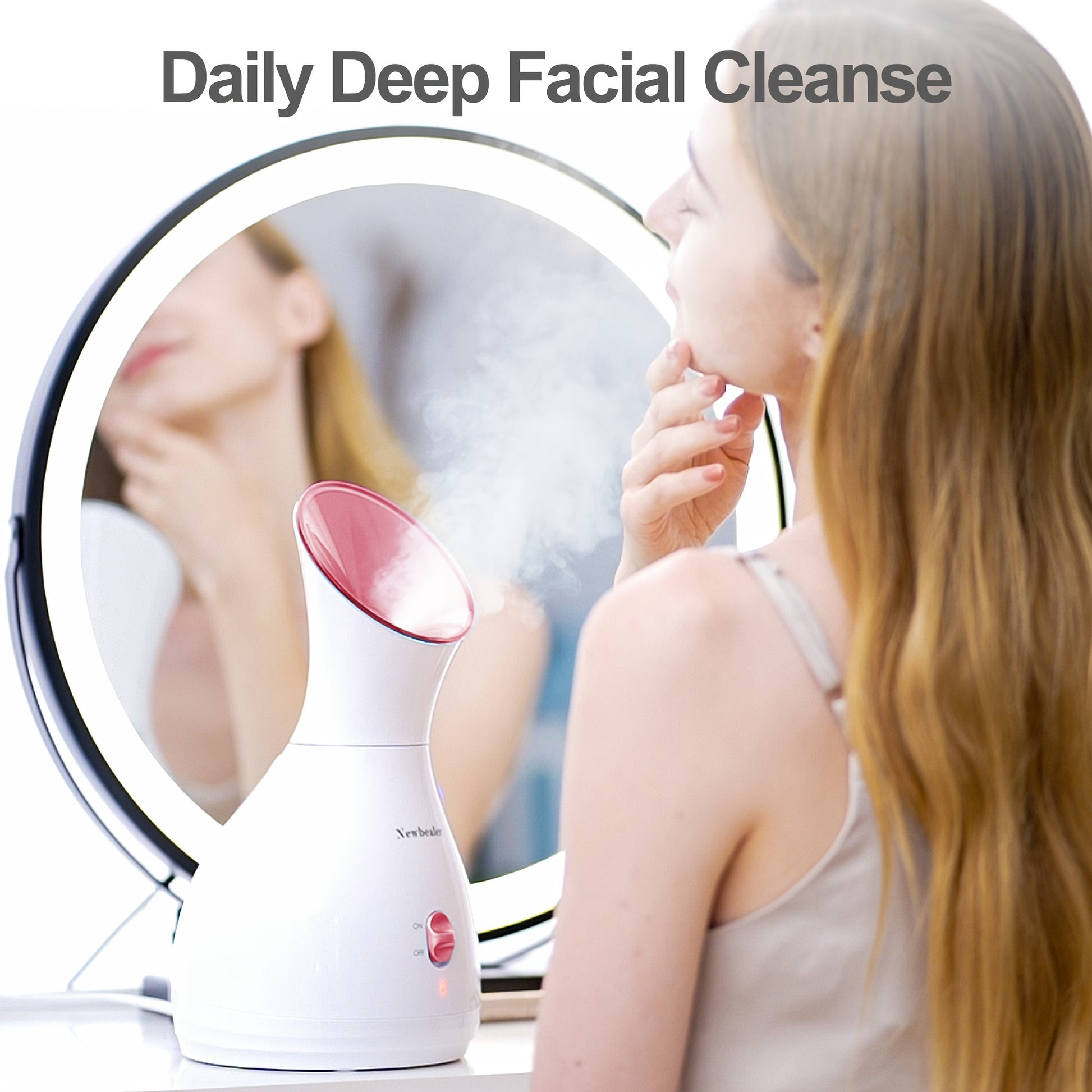 Nano Ionic Facial Steamer - Deep Cleansing Mist, Home SPA