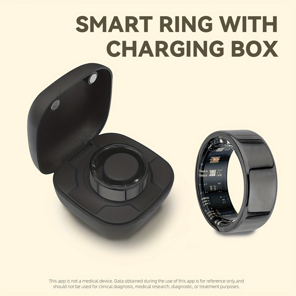 Smart Ring - Fitness, Sleep & Activity Tracker for iPhone/Android