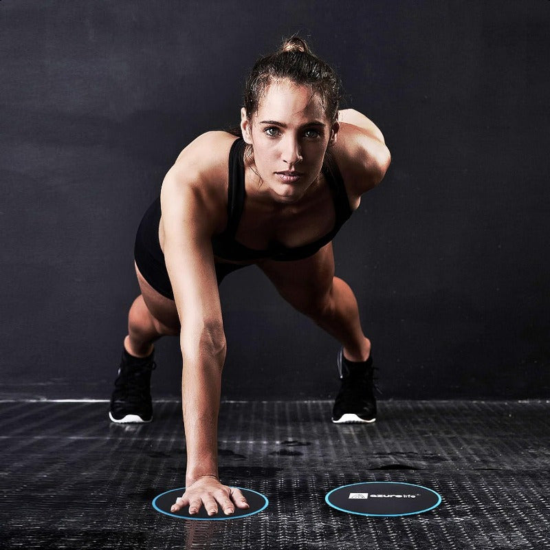 Exercise Core Sliders, Dual-Sided Gliding Discs for Core Workouts