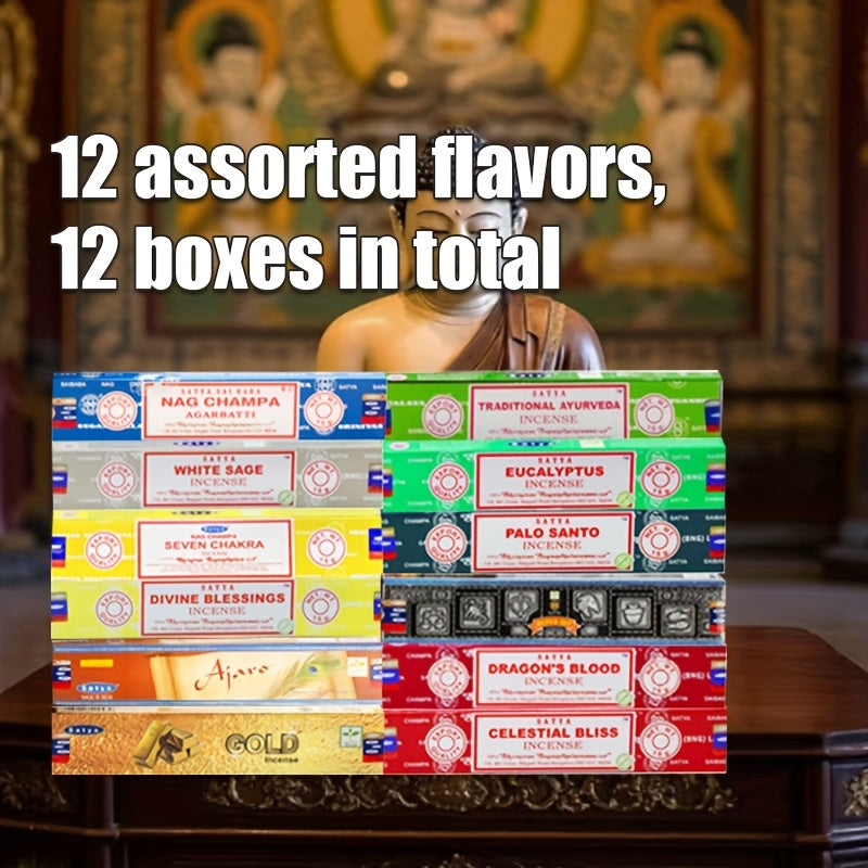 Satya Incense Multiple Option Gift Set – Lavender, Sandalwood & More