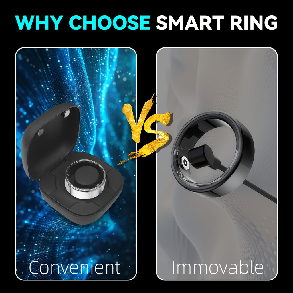 Smart Ring - Fitness, Sleep & Activity Tracker for iPhone/Android