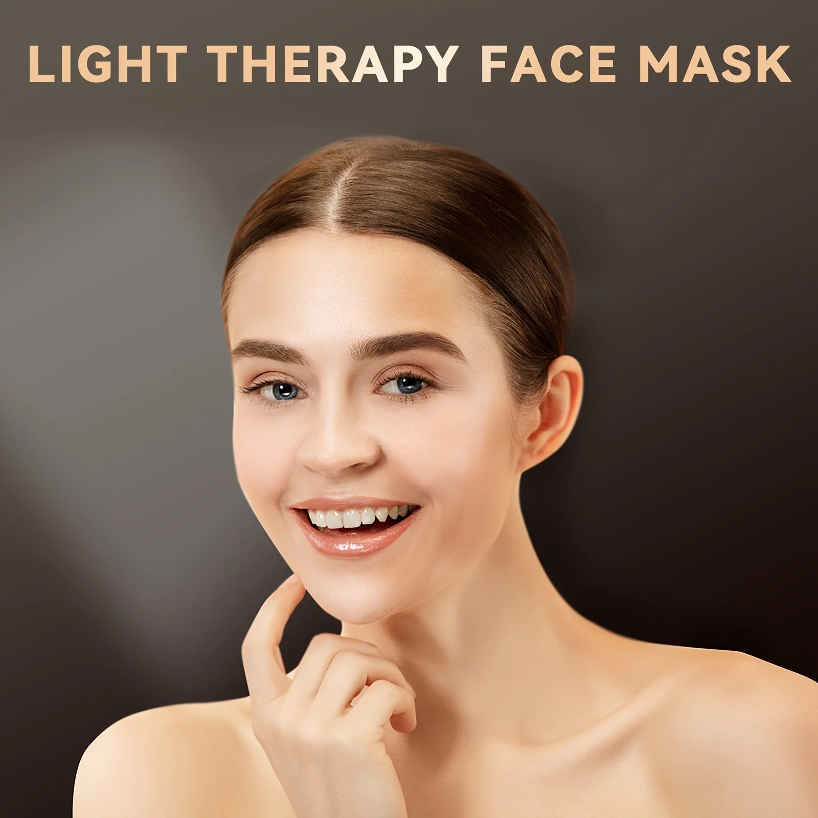 LED Facial And Neck Mask With Red Light Therapy For Home Use