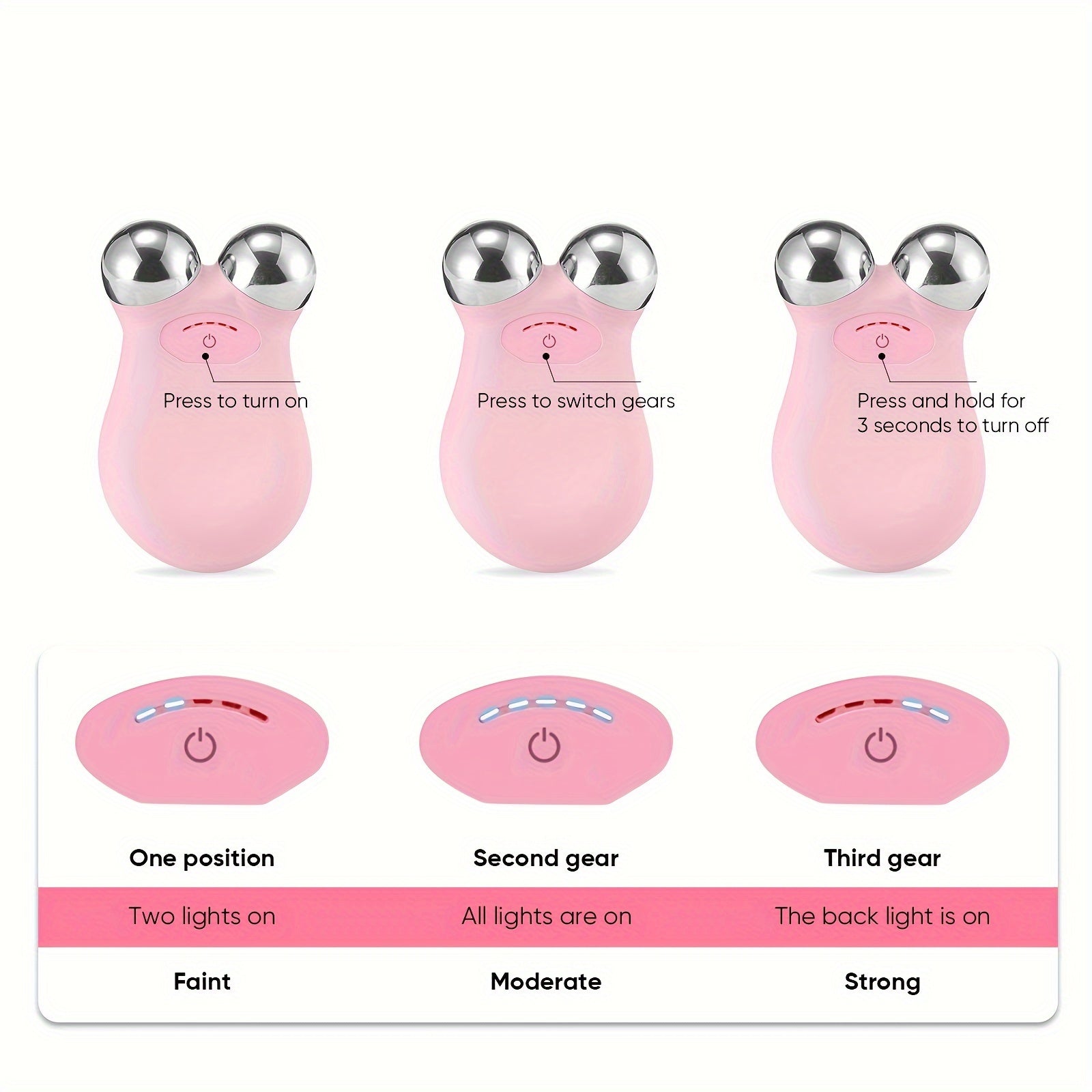 Facial-Device, Face Roller Skin Care Tool, Face Massager