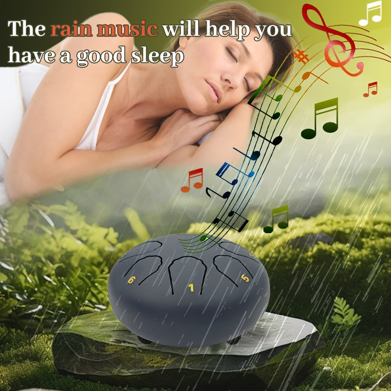6-8” Steel Rain Drum – 11-Tone, Waterproof & Rust-Proof