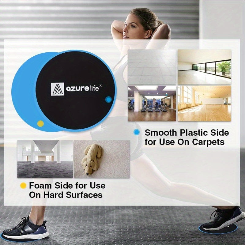 Exercise Core Sliders, Dual-Sided Gliding Discs for Core Workouts