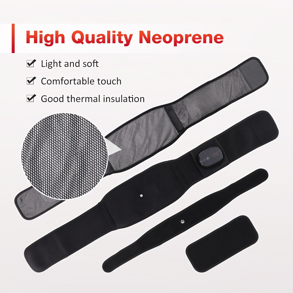 Cordless Heating Massager Wrap - Rechargeable, Back Support