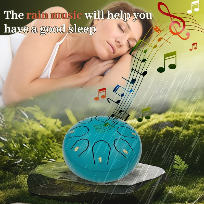 6-8” Steel Rain Drum – 11-Tone, Waterproof & Rust-Proof