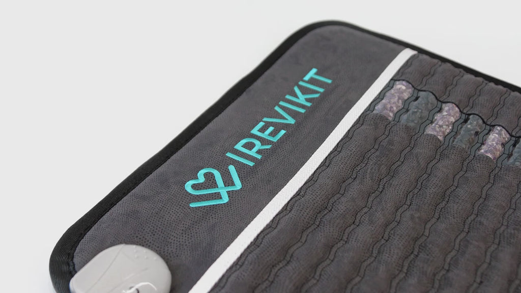 IReviKit Compact Far-Infrared Heating Pad with Amethyst Gems